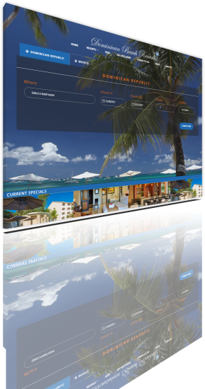 Dominican Beach Rentals Website